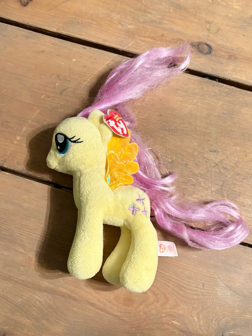 TY Beanie Babies My Little Pony Fluttershy Plush 2014